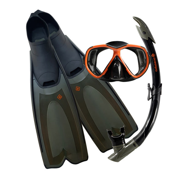 Ocean Pro Mallacoota Mask Snorkel Fin Set