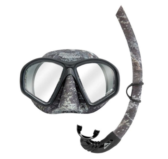 Ocean Hunter Phantom Camo Mask and Snorkel Set