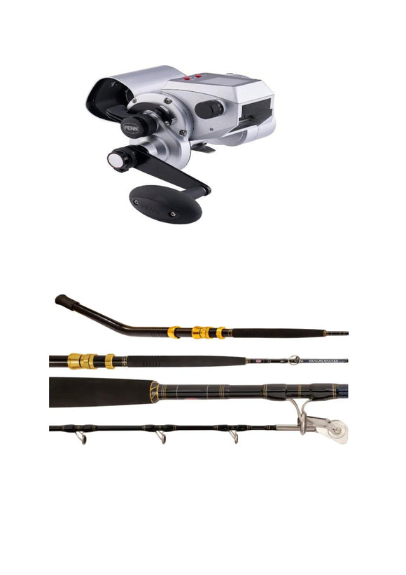 Penn Fathom & Ocean Assassin Deep Drop 5ft10OHH PE 5-8 Electric Combo