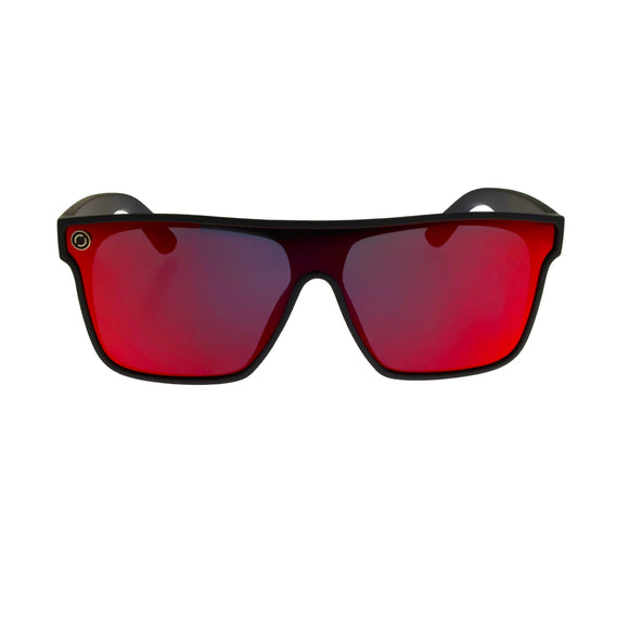 Oxide Sunglasses Galaxy Matt Black - Red Mirror
