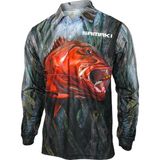 Samaki Long Sleeve Fishing Jersey UPF 50+ Sun Protection