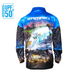 Samaki Long Sleeve Fishing Jersey UPF 50+ Sun Protection