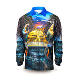 Samaki Long Sleeve Fishing Jersey UPF 50+ Sun Protection
