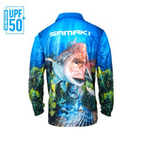 Samaki Long Sleeve Fishing Jersey UPF 50+ Sun Protection