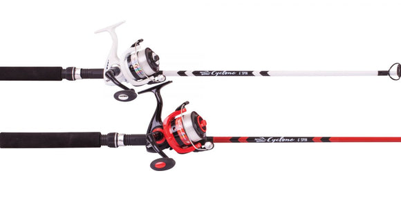 cyclone baitcaster combo Daiwa Procaster 80 Baitcasting The graphite rods are sensitive and tough with Daiwas signature black and white digital camo highlights. KastKing Zephyr Dual-tip Baitcaster Rod