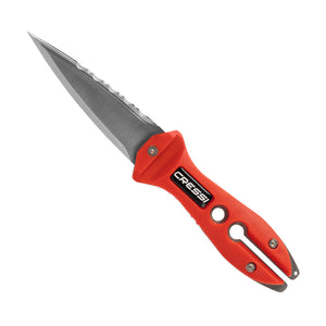 Cressi Striker Knife Red Handle