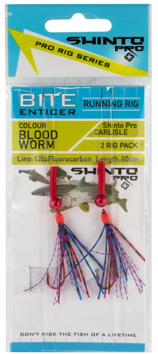 Shino Pro Bite Enticer Running Carlisle Rig 2pk Nipper Size 4 | Tackle ...