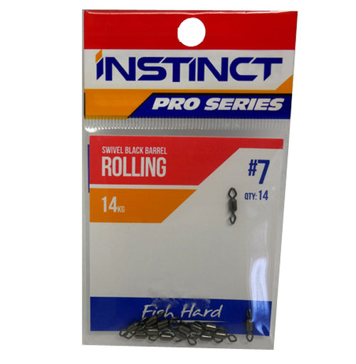 Instinct Pro Black Barrel Rolling Swivel