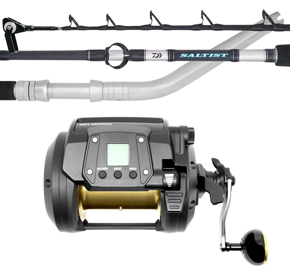 daiwa electric fishing reels australia Seapower Reel assisted workhorse has a 170% boost in winding power over previous generations Daiwa Tanacom S500J
