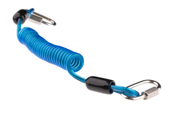 Toit Tether Blue Coil Lanyard