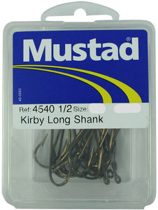 Mustad 4540-1/2 Bronze Longshank Hook Box